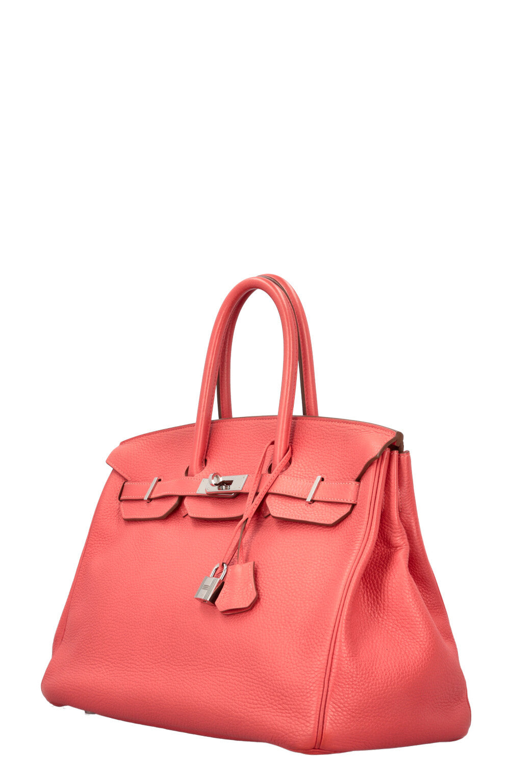 HERMÈS Birkin 35 Clemence Rose Texas