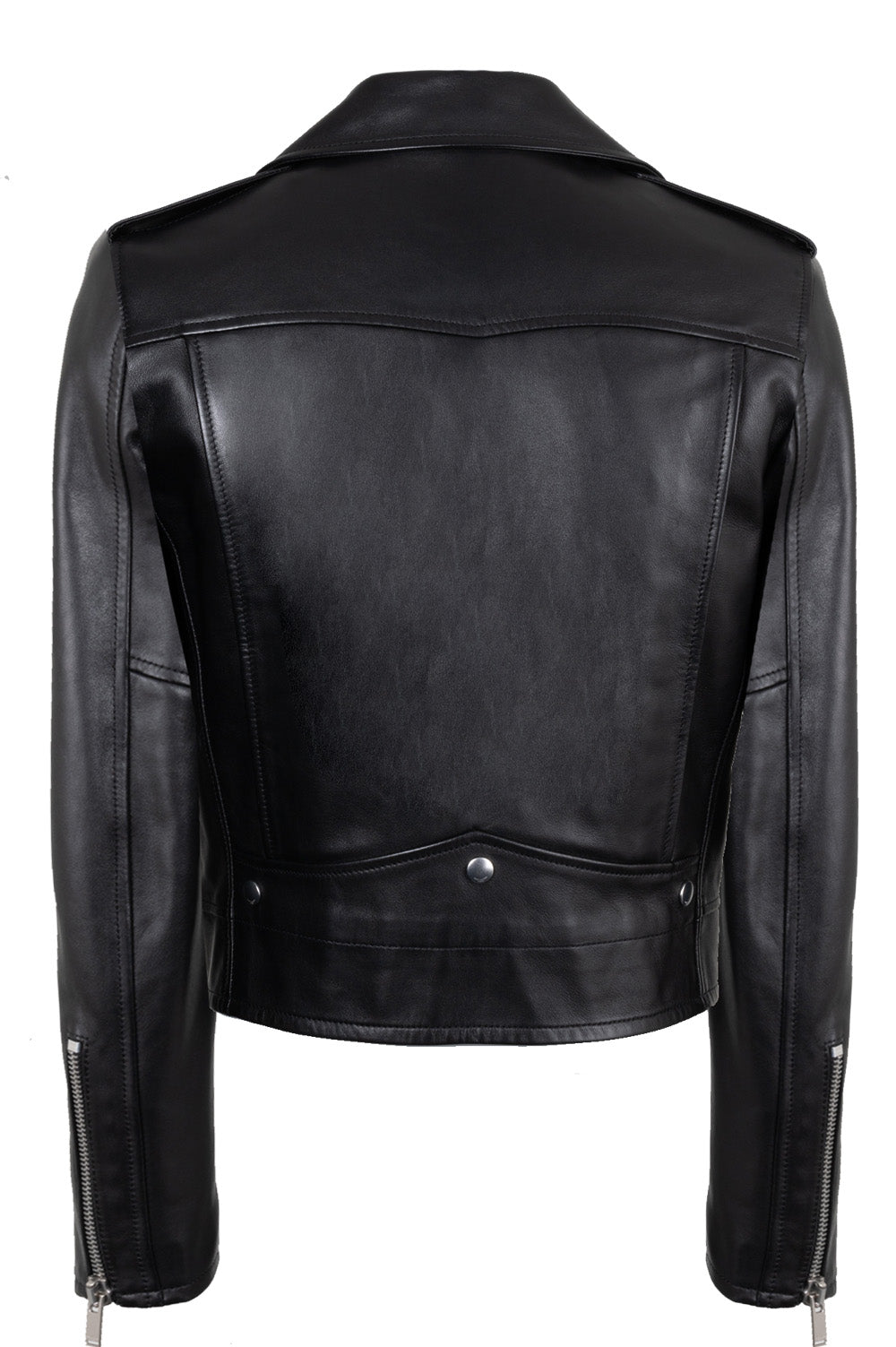 SAINT LAURENT Veste Cuir Noir