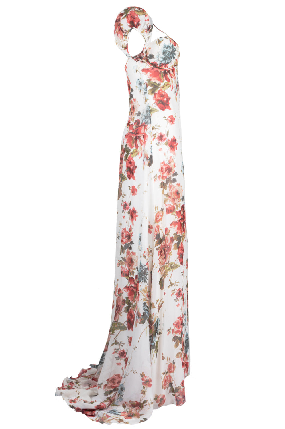 SAINT LAURENT Floral Maxi Dress