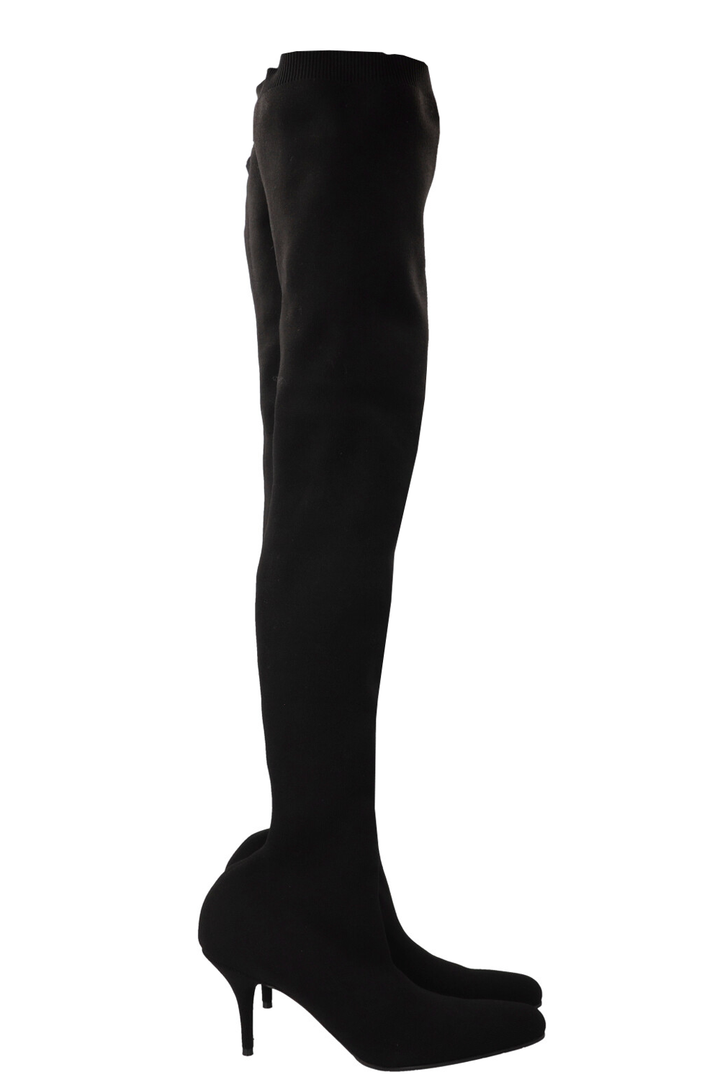 BALENCIAGA Overknee Boots Black