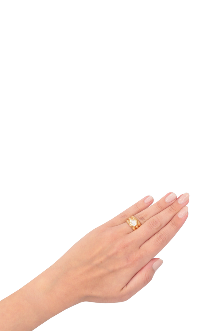 CHOPARD Happy Diamond Heart Ring Yellow Gold