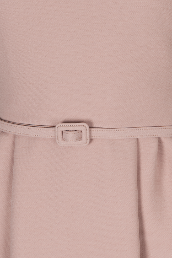 CHRISTIAN DIOR Belted Dress Dusty Rose