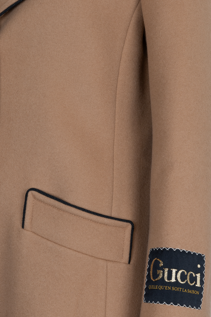 GUCCI Coat Wool Beige