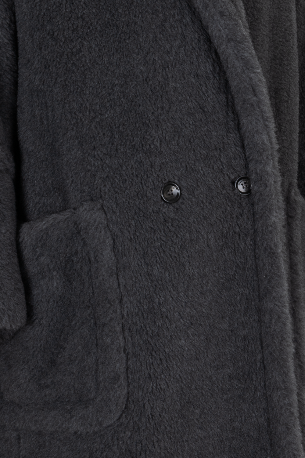 MAX MARA Kadiak Teddy Coat Grey