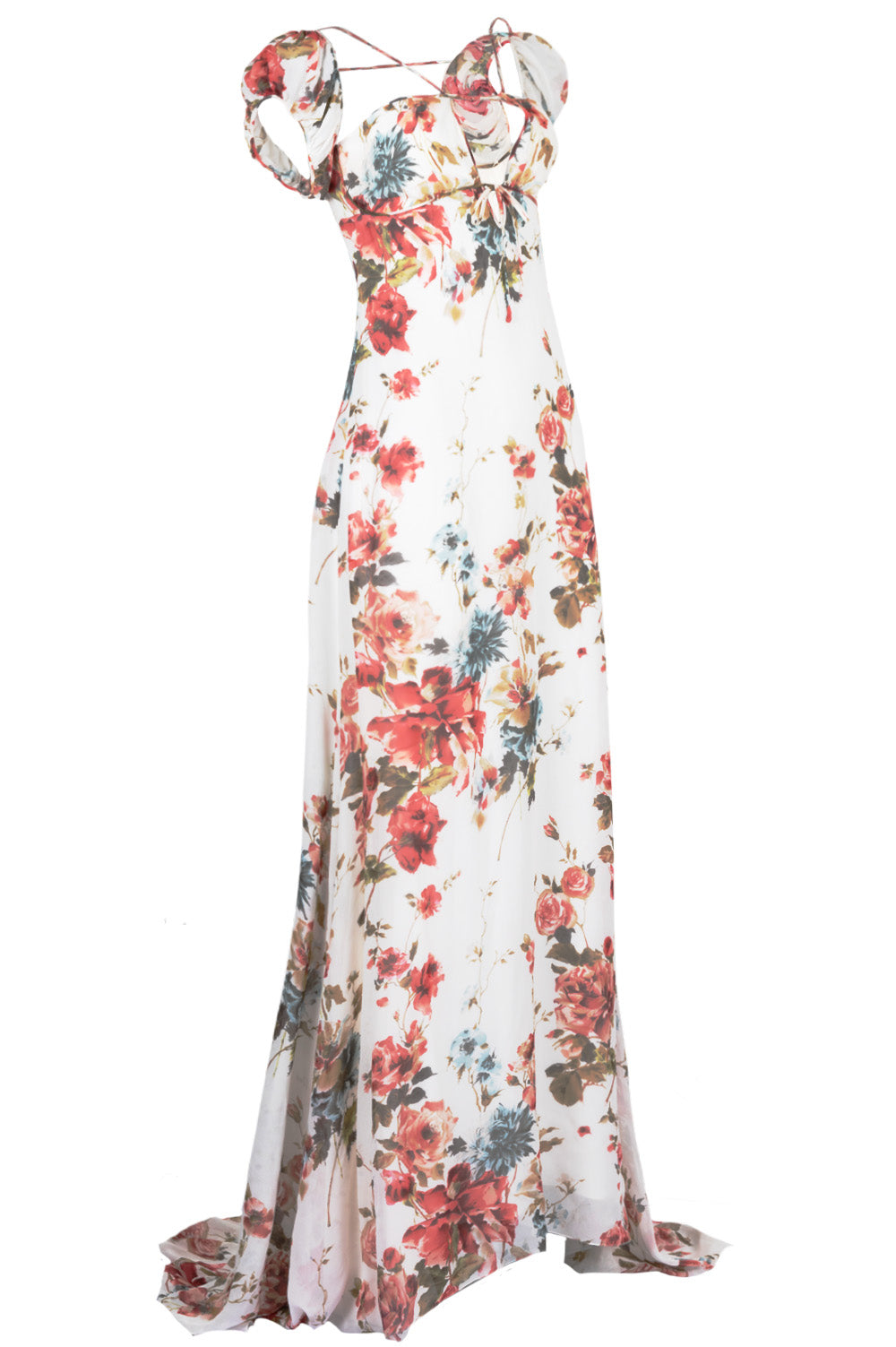 SAINT LAURENT Floral Maxi Dress