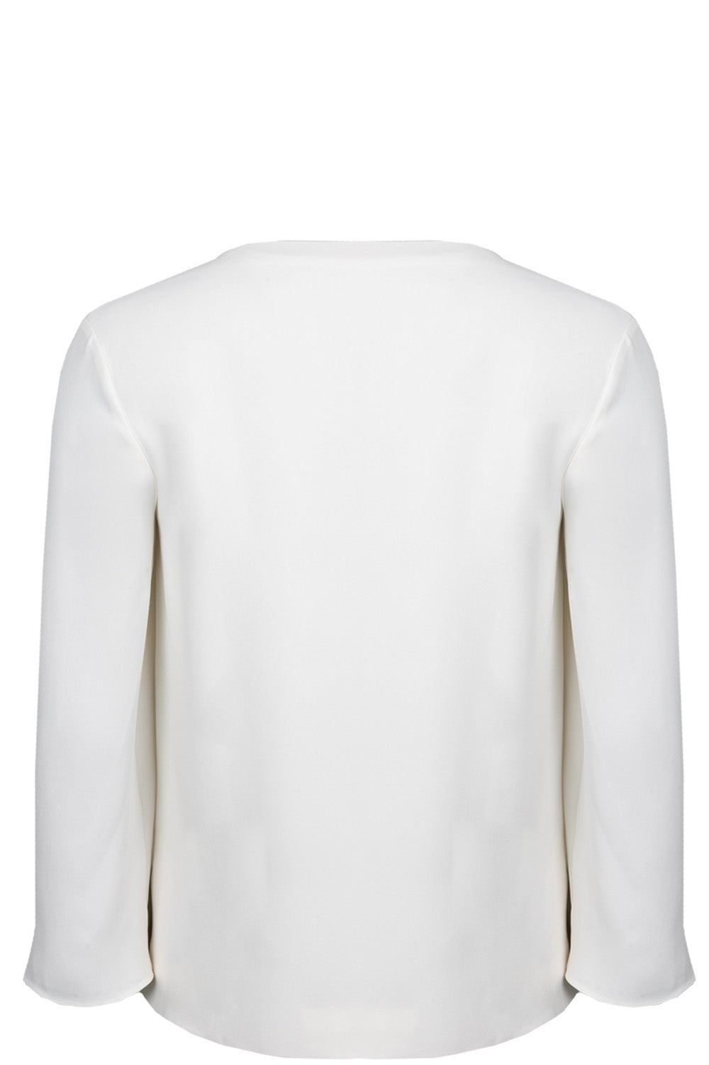 VALENTINO V Logo Top Silk Ivory