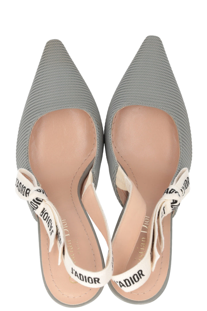 CHRISTIAN DIOR J`Adior Slingback Heels Grey