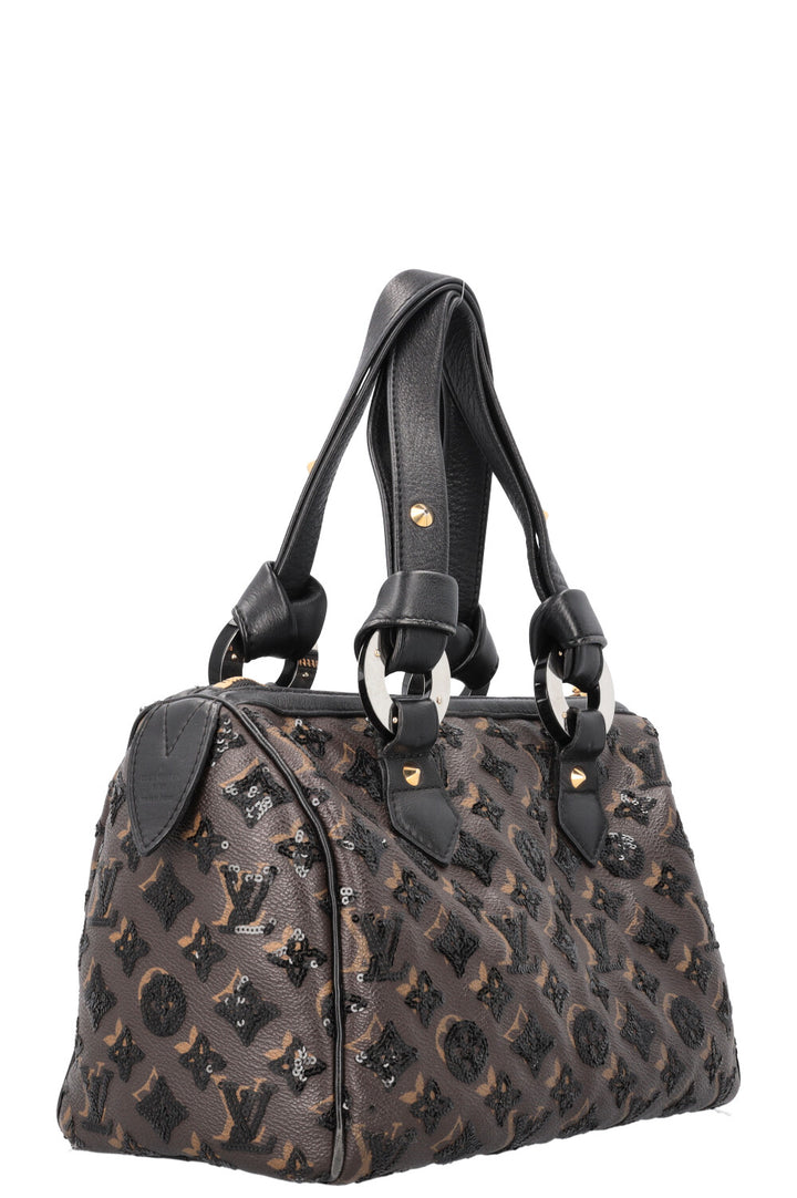 LOUIS VUITTON Speedy 30 MNG Eclipse Sequin