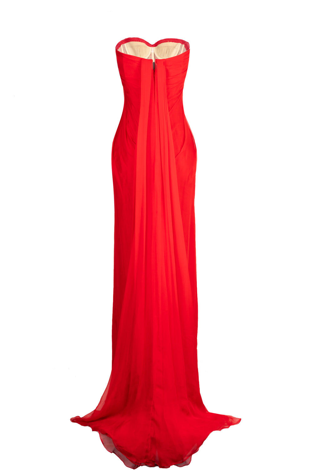 ALEXANDER MCQUEEN Dress Silk Red