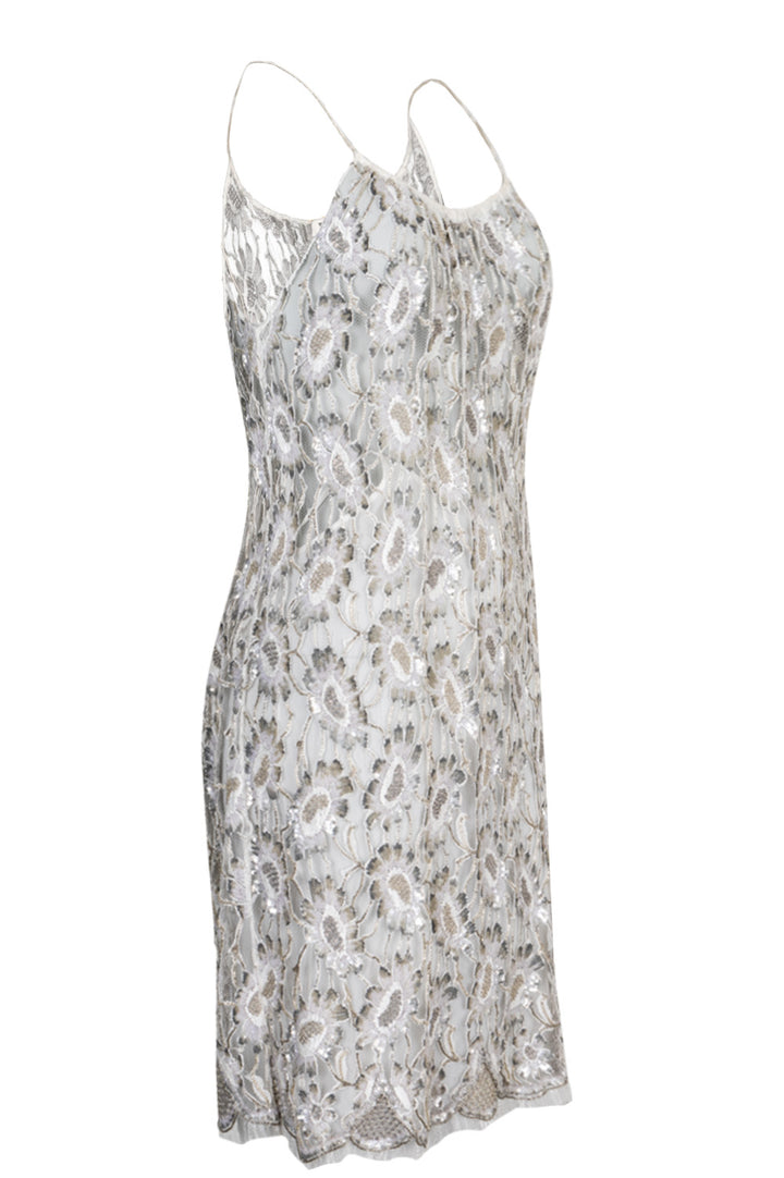 SAINT LAURENT Dress Flower Sequin