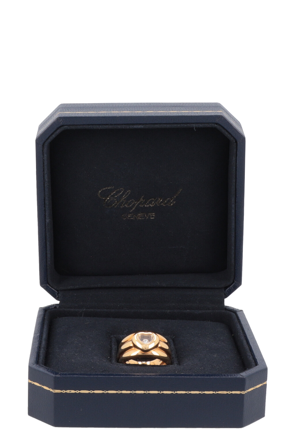 CHOPARD Happy Diamond Heart Ring Yellow Gold