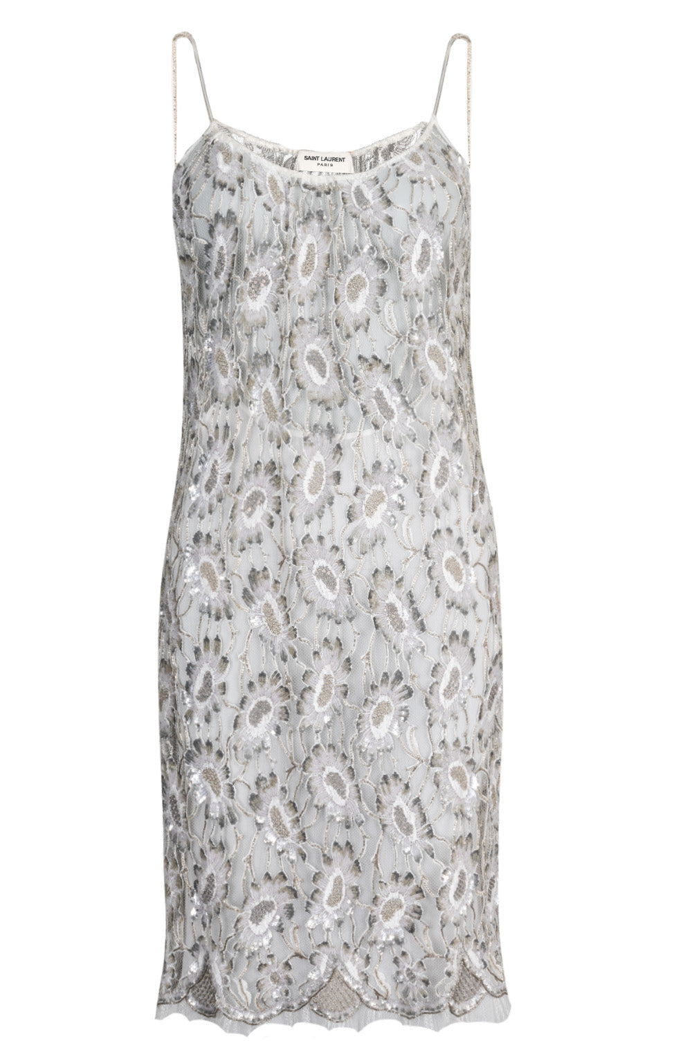 SAINT LAURENT Dress Flower Sequin