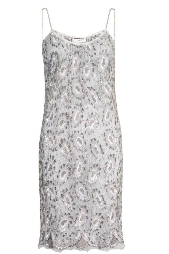 SAINT LAURENT Dress Flower Sequin