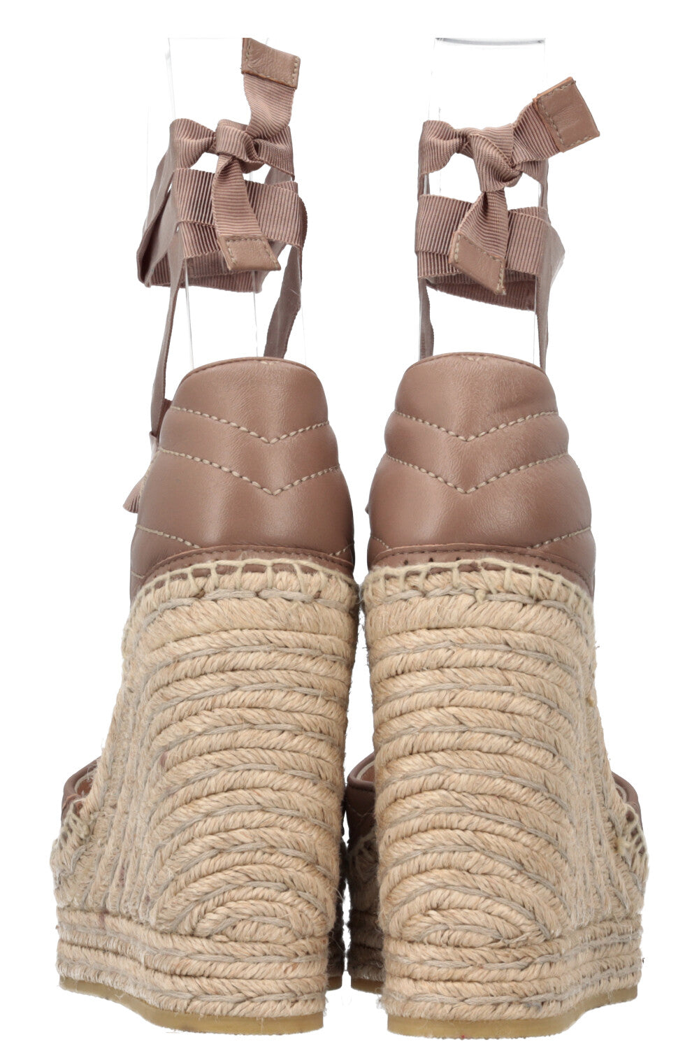 GUCCI Espadrilles Leather Beige