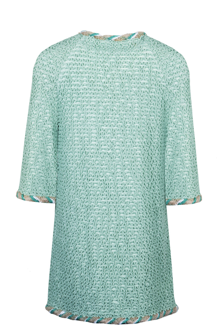 CHANEL Structured Cardigan Mint