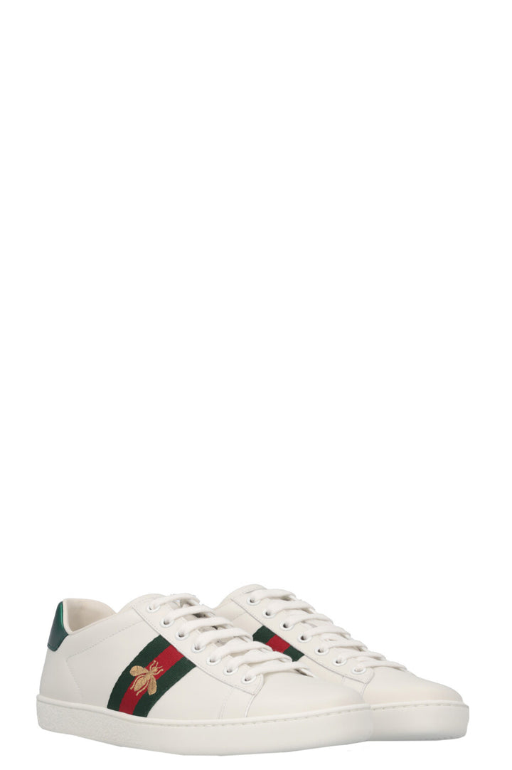 GUCCI Bee Web Low Top Sneaker White