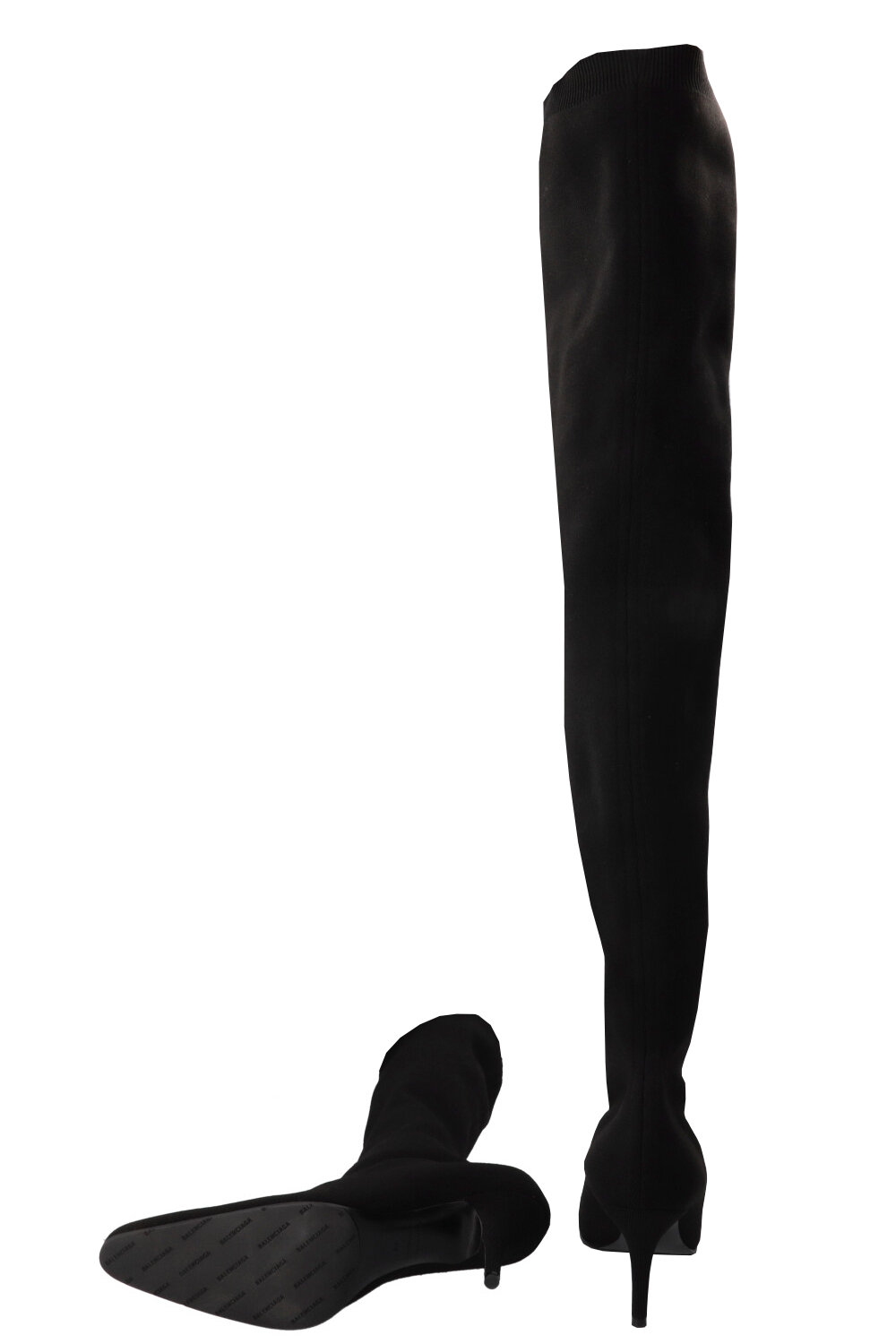 BALENCIAGA Overknee Boots Black