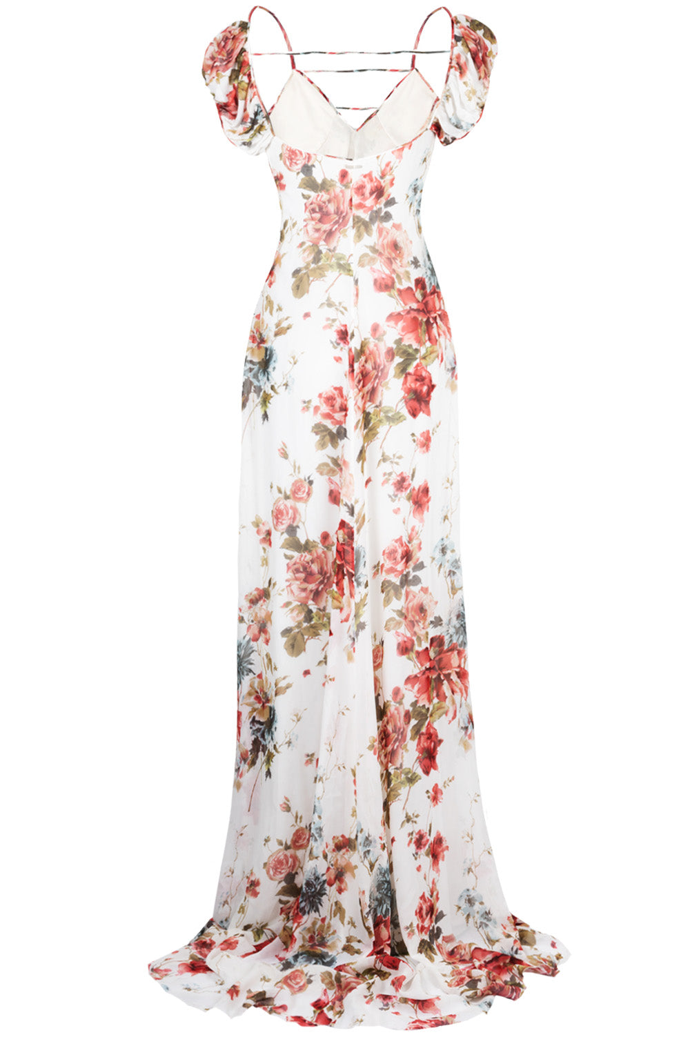 SAINT LAURENT Floral Maxi Dress