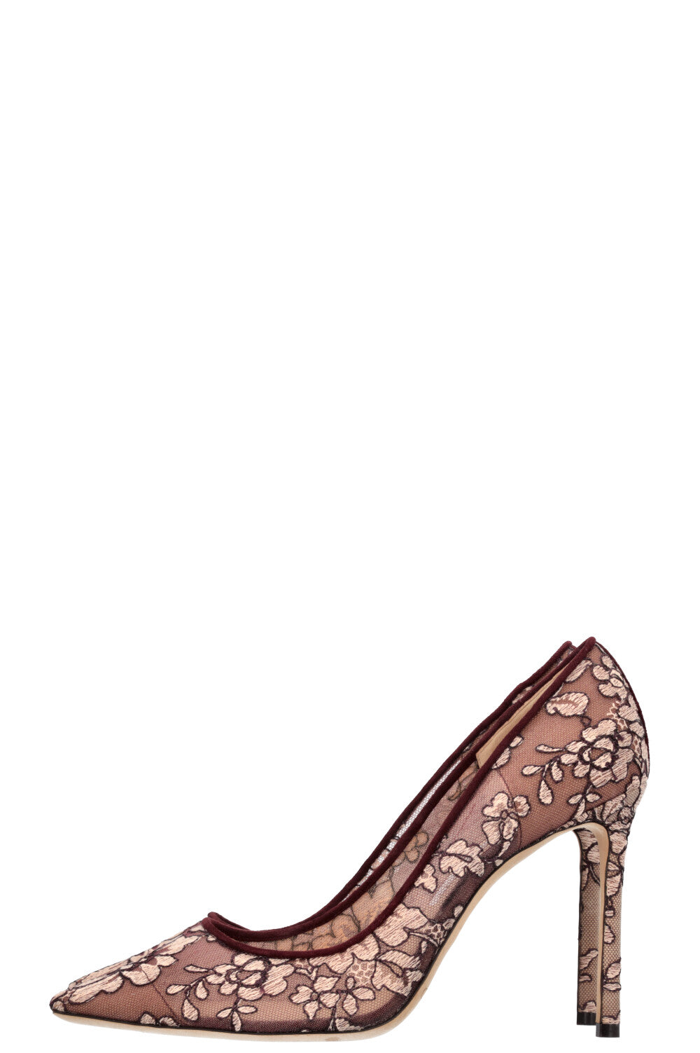 JIMMY CHOO Escarpins Romy Mesh Rouge