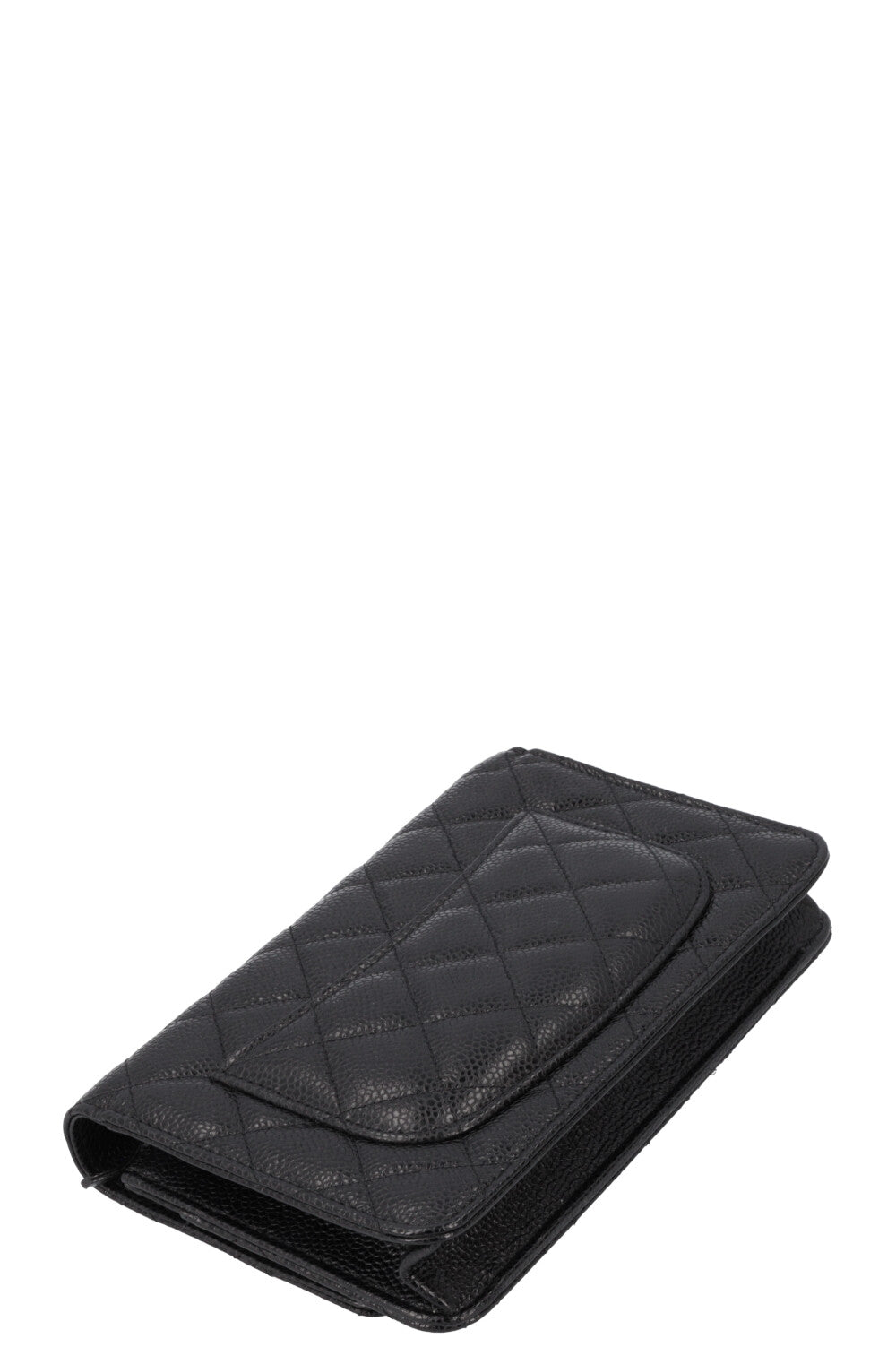 CHANEL WOC Quilted Caviar Black