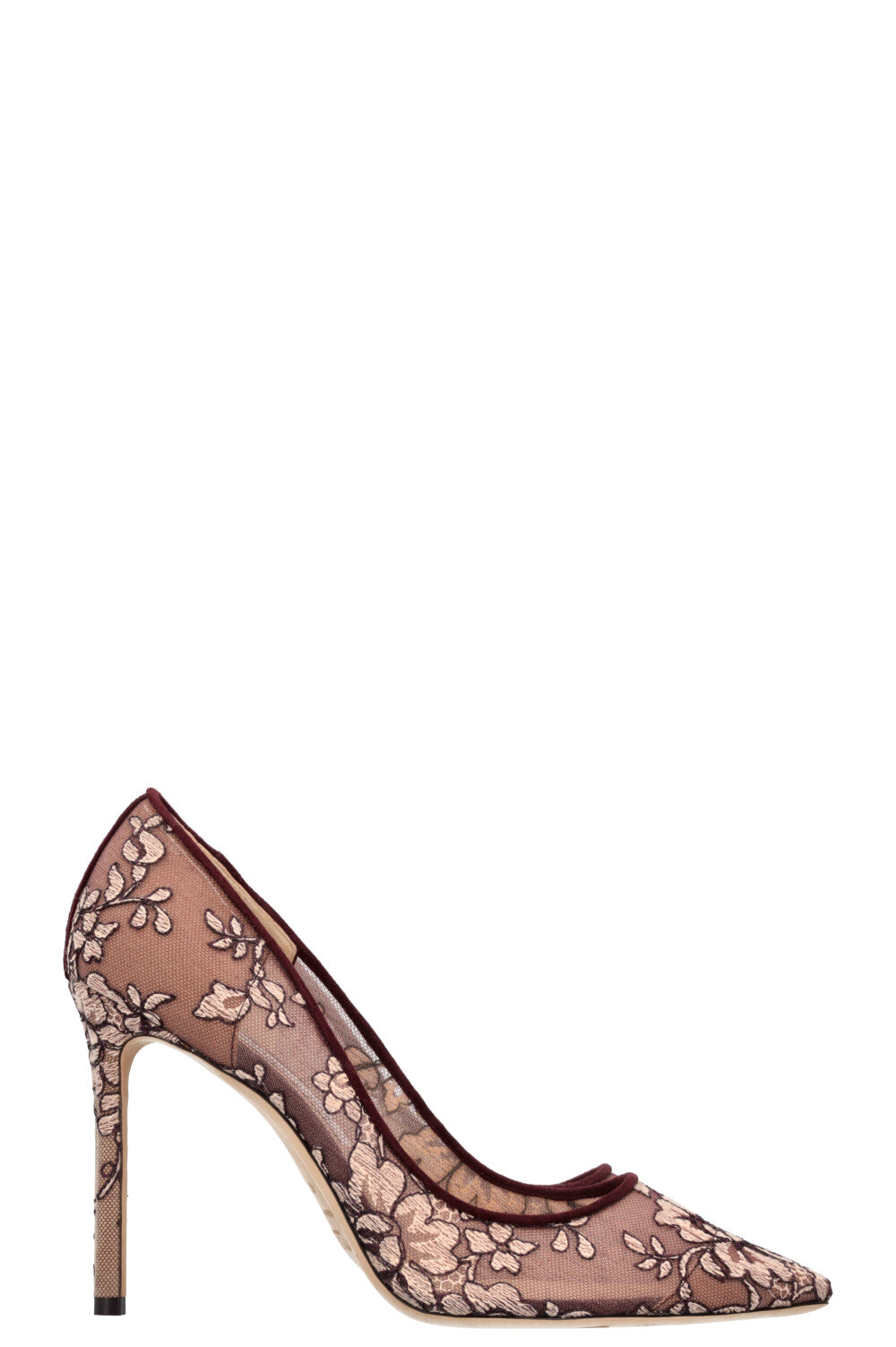 JIMMY CHOO Escarpins Romy Mesh Rouge