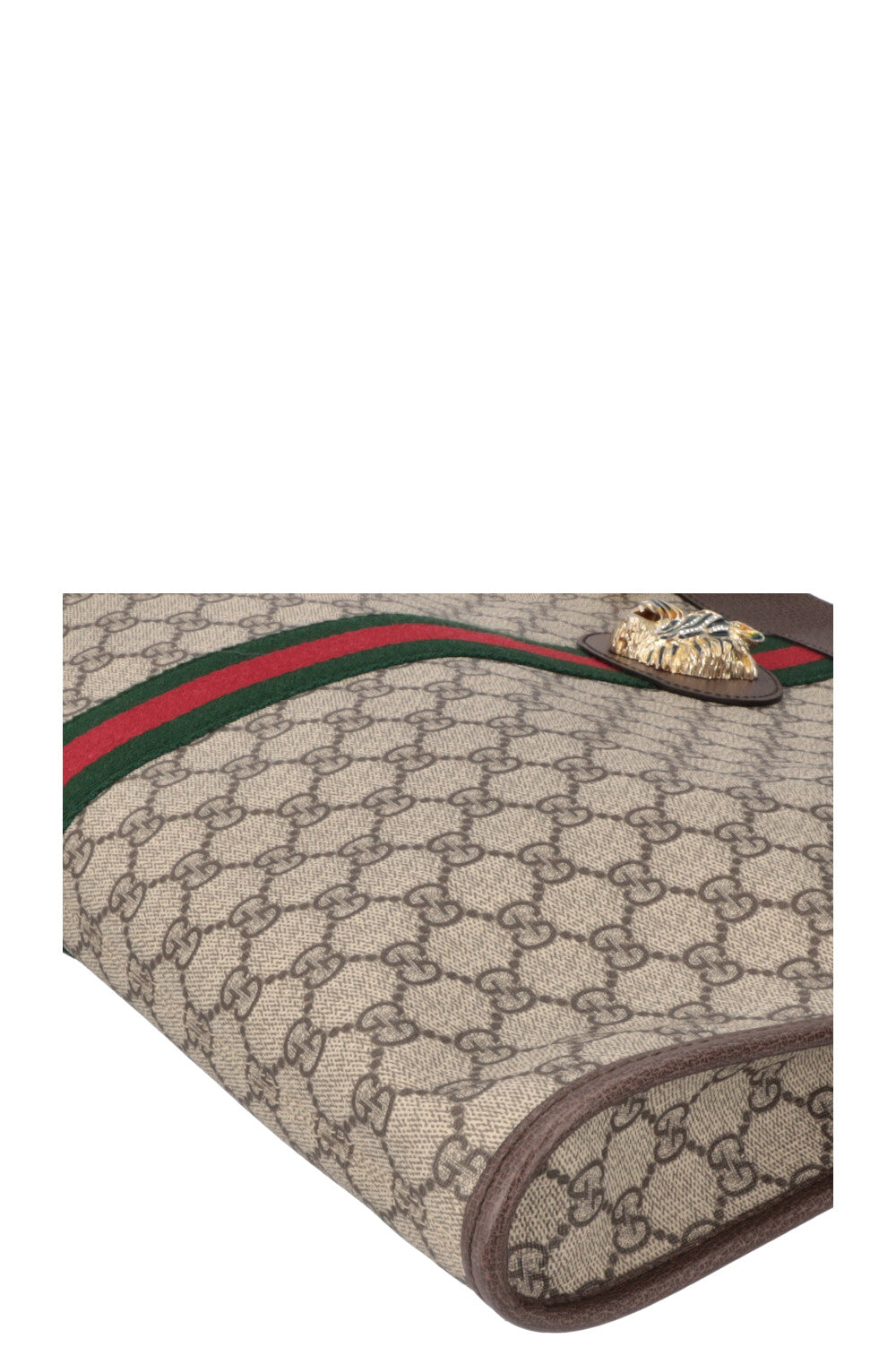 GUCCI Rajah Chain Tote GG Supreme Canvas