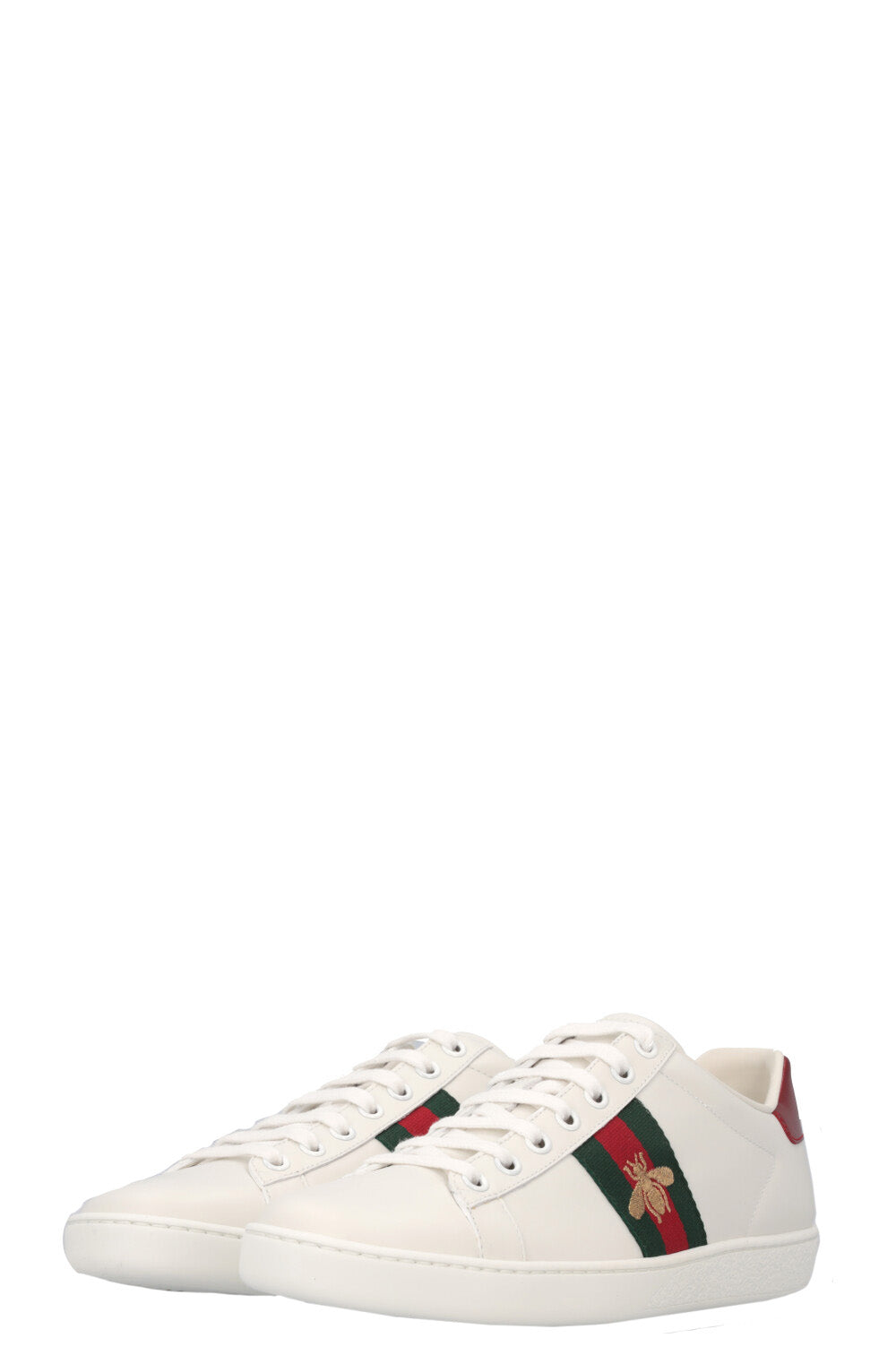 GUCCI Bee Web Low Top Sneaker White