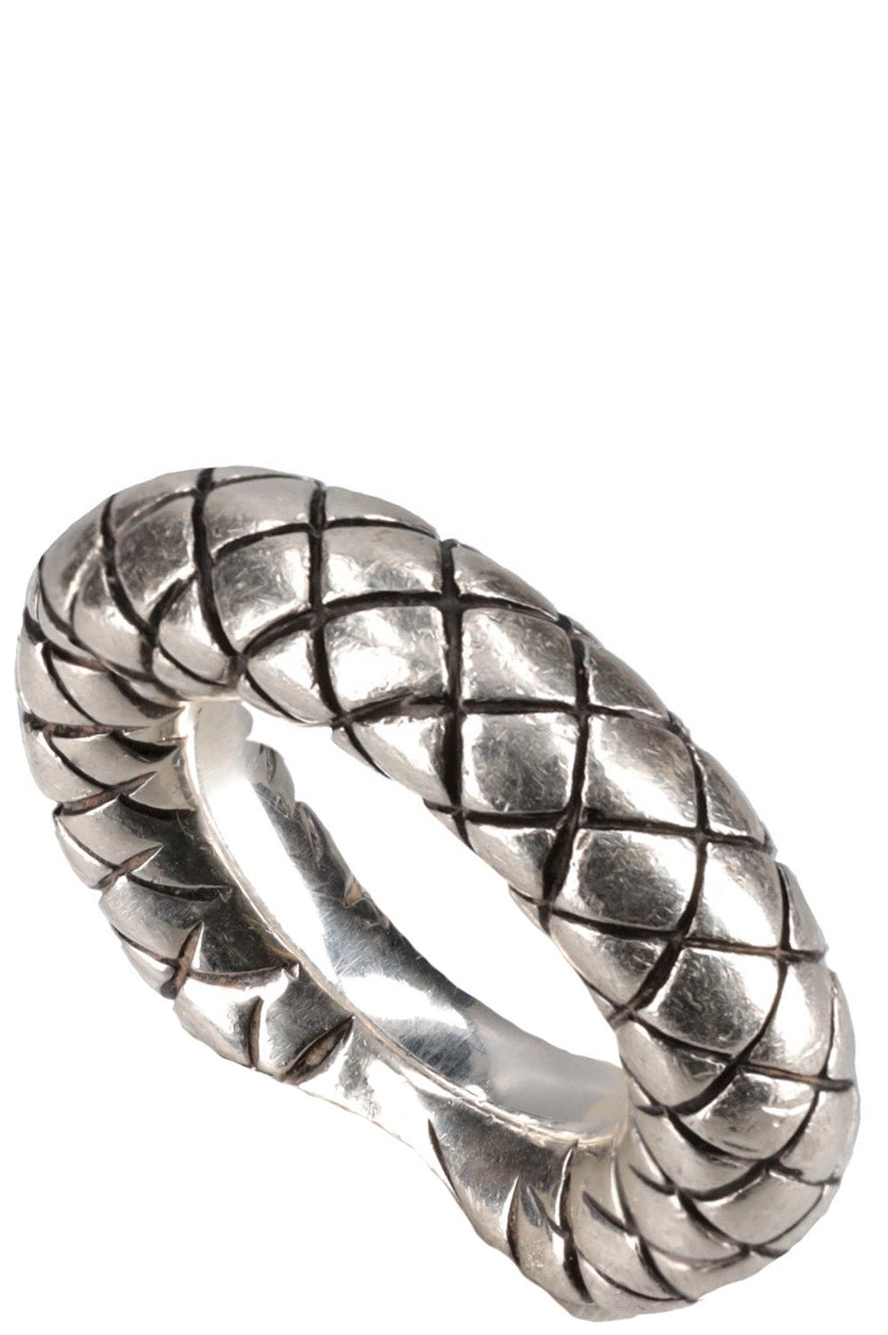 BOTTEGA VENETA Intrecciato Ring 925 Silver