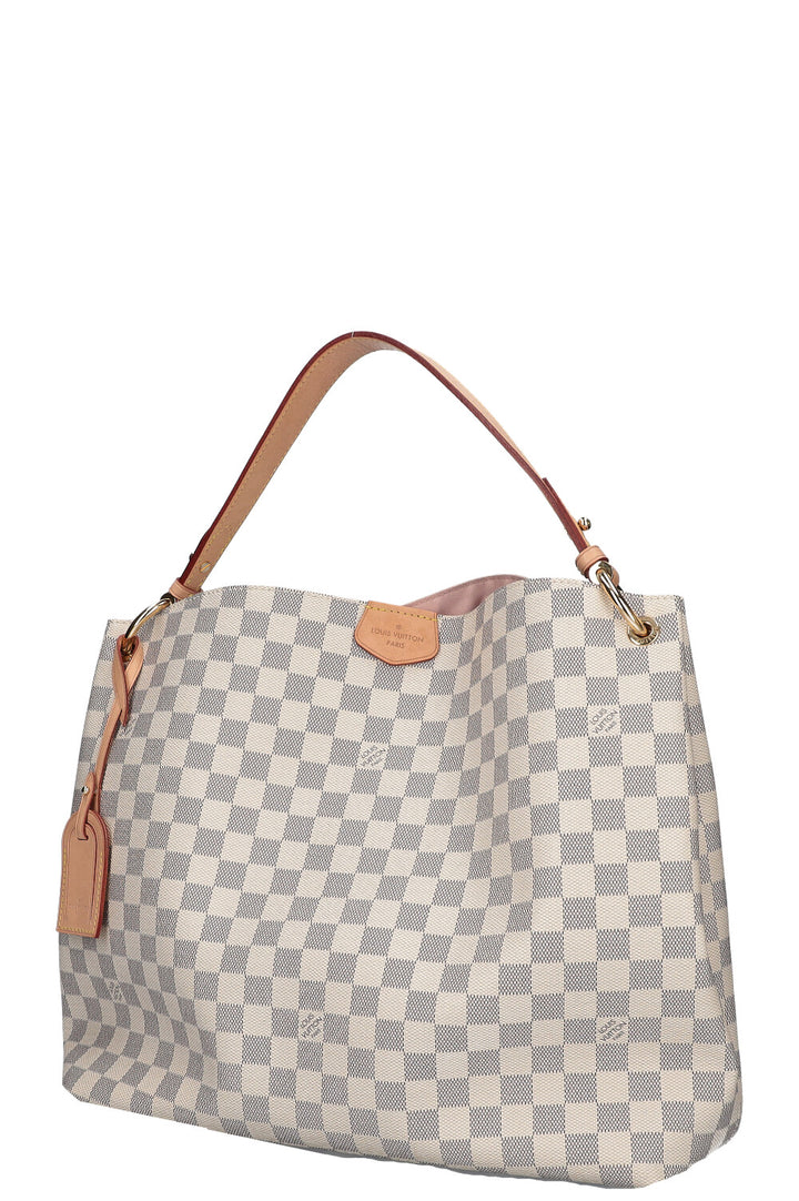 LOUIS VUITTON Graceful MM Bag Damier Azur