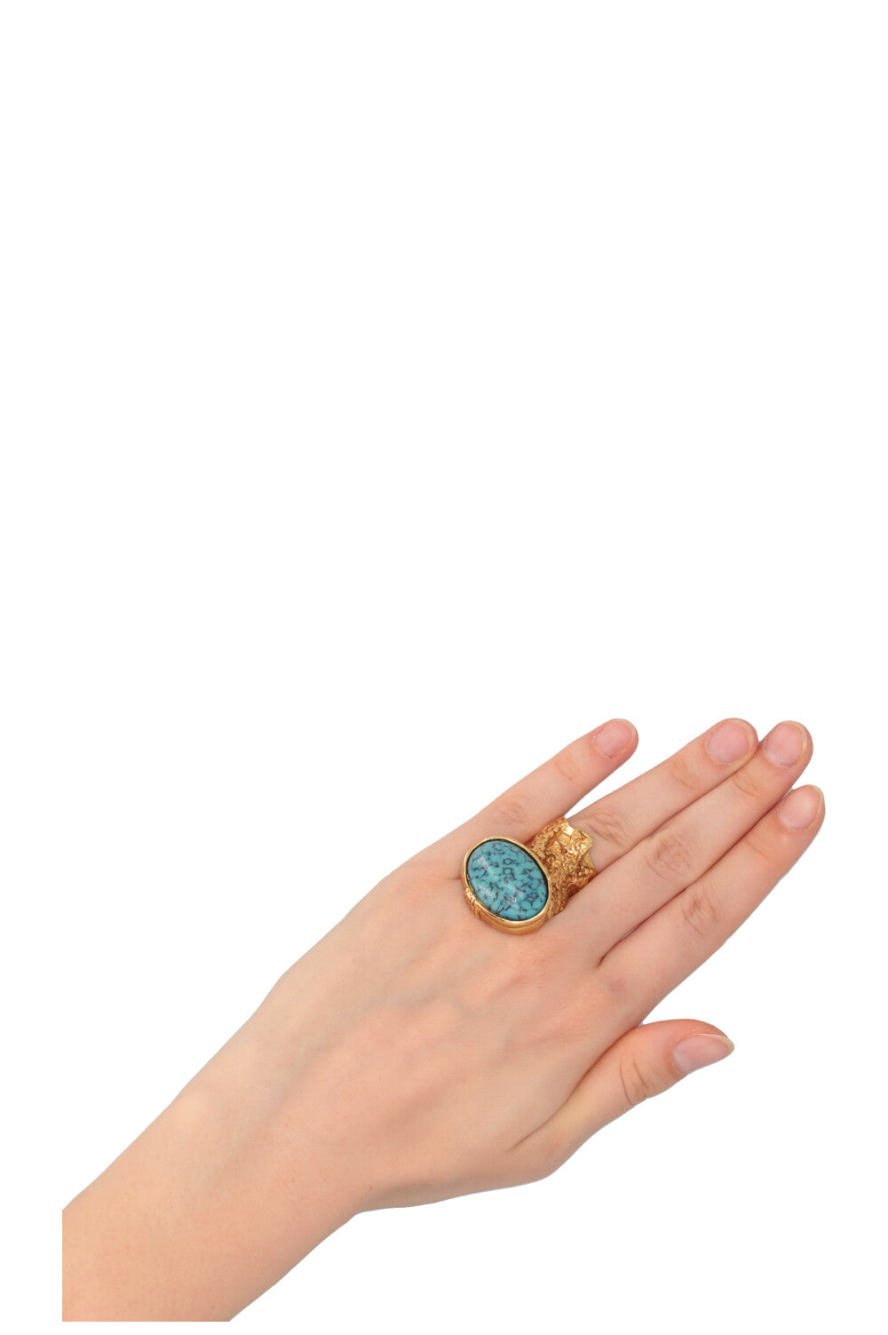 Bague YSL Arty Bleu Or