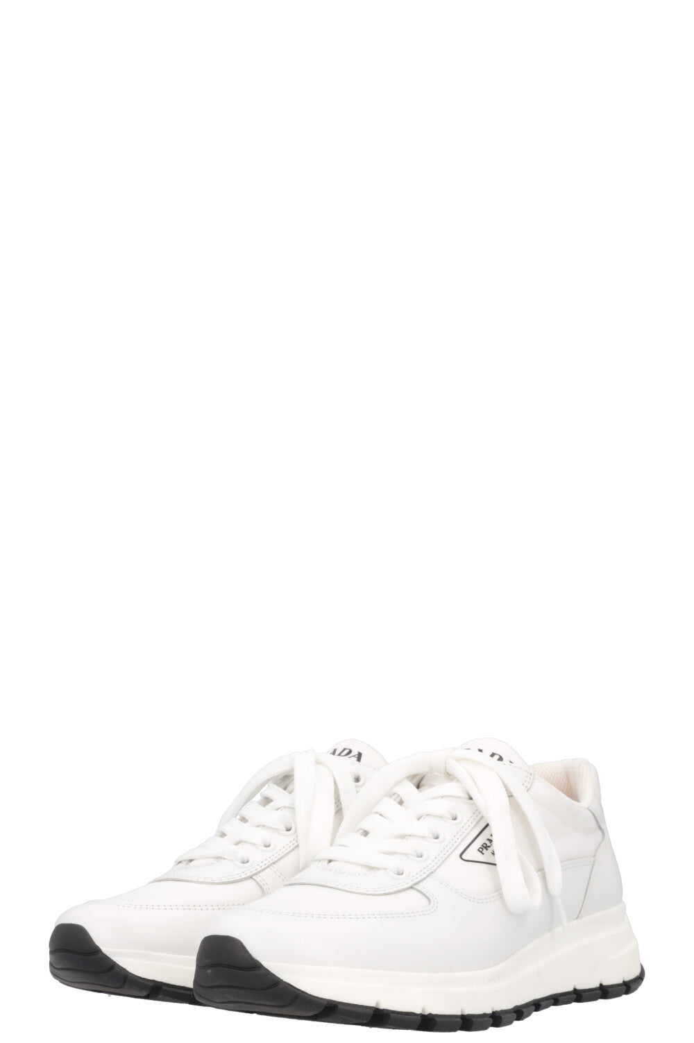 PRADA Re-Nylon Logo Sneakers White