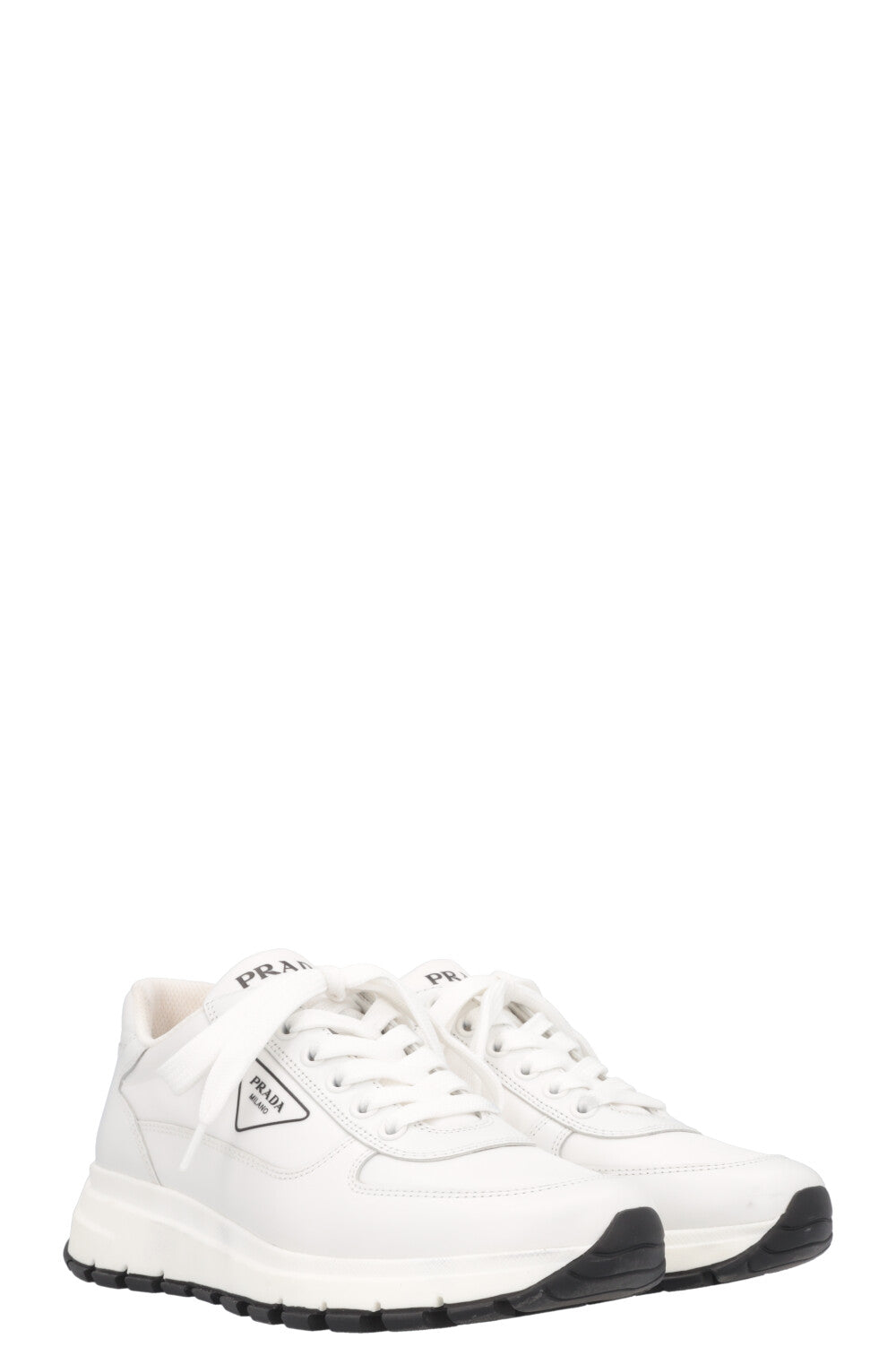 PRADA Re-Nylon Logo Sneakers White