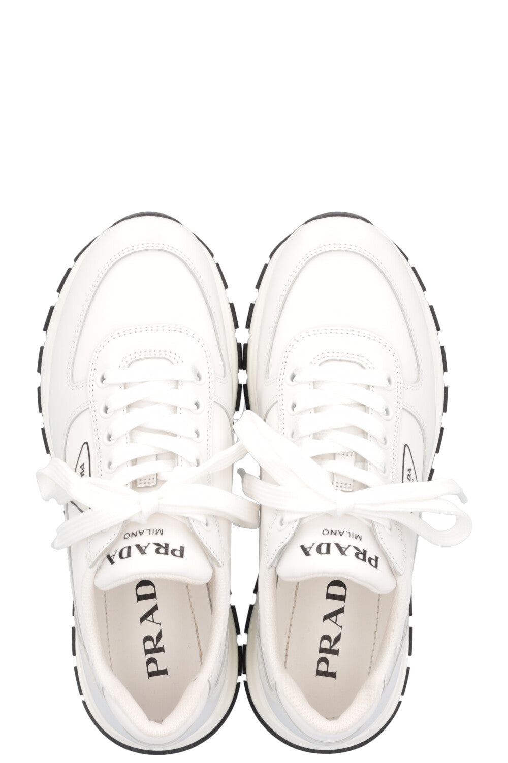 PRADA Re-Nylon Logo Sneakers White