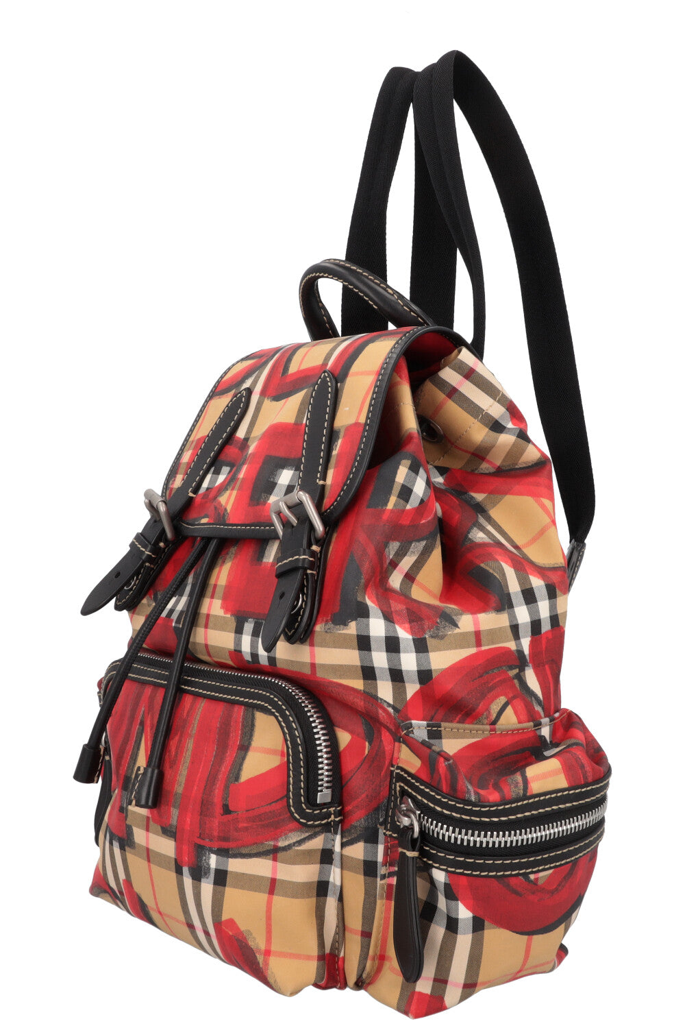 BURBERRY Graffiti Backpack Nylon Nova Check