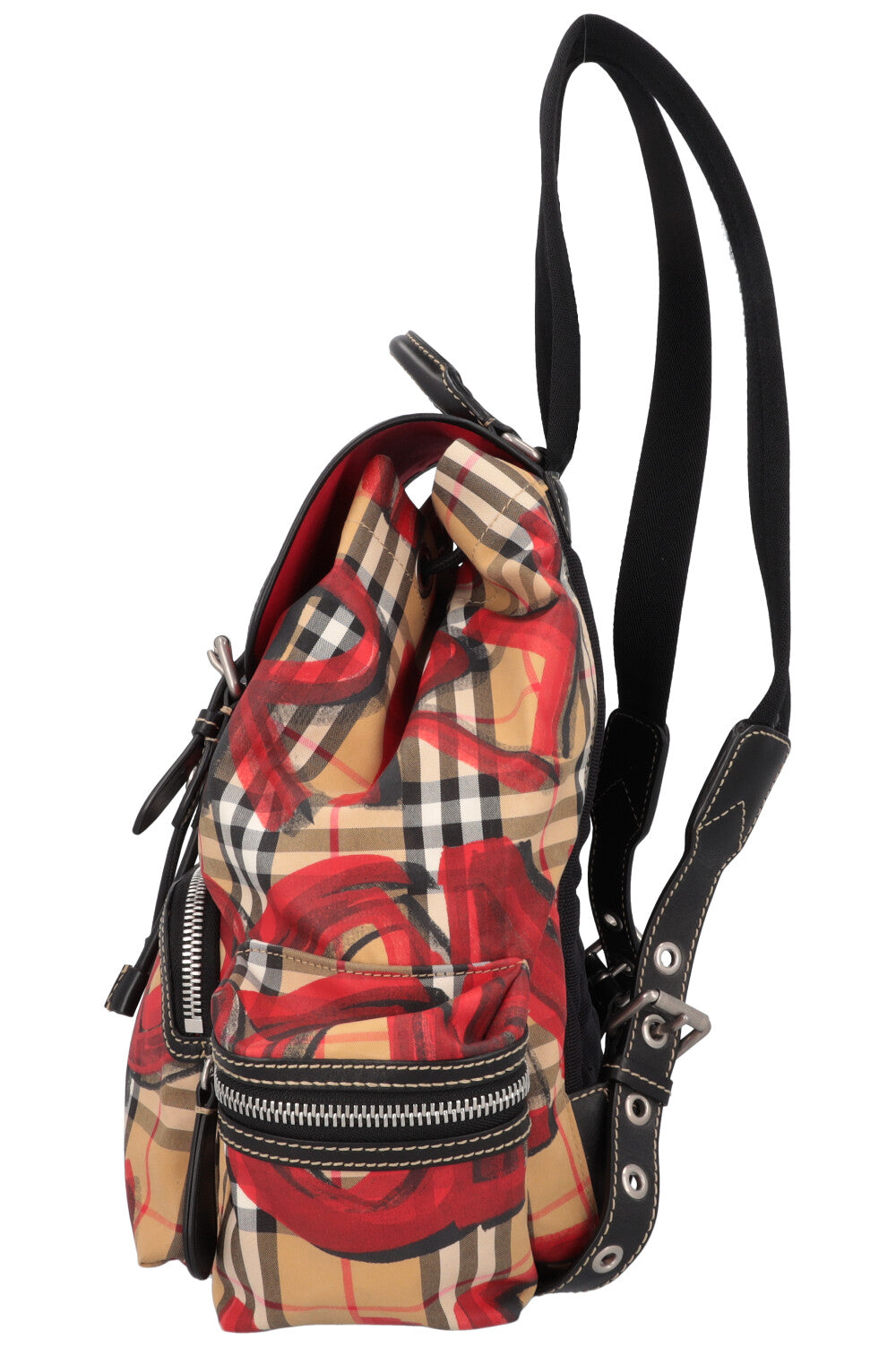 BURBERRY Graffiti Backpack Nylon Nova Check