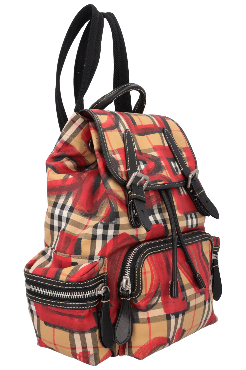 BURBERRY Graffiti Backpack Nylon Nova Check