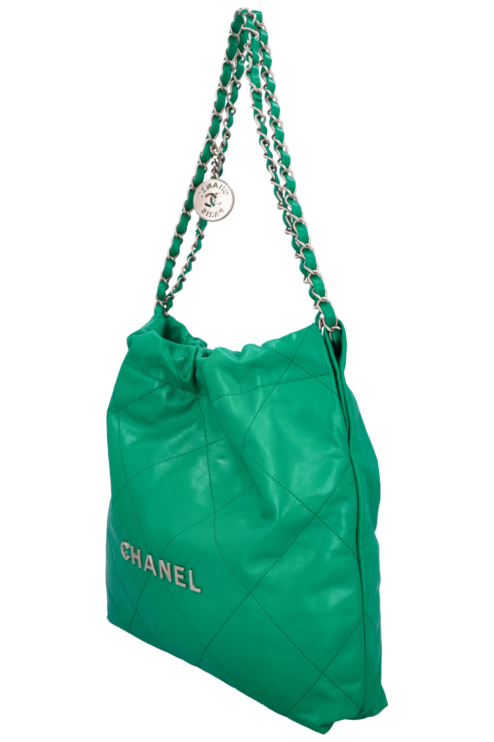 CHANEL 22 Bag Small Turquoise