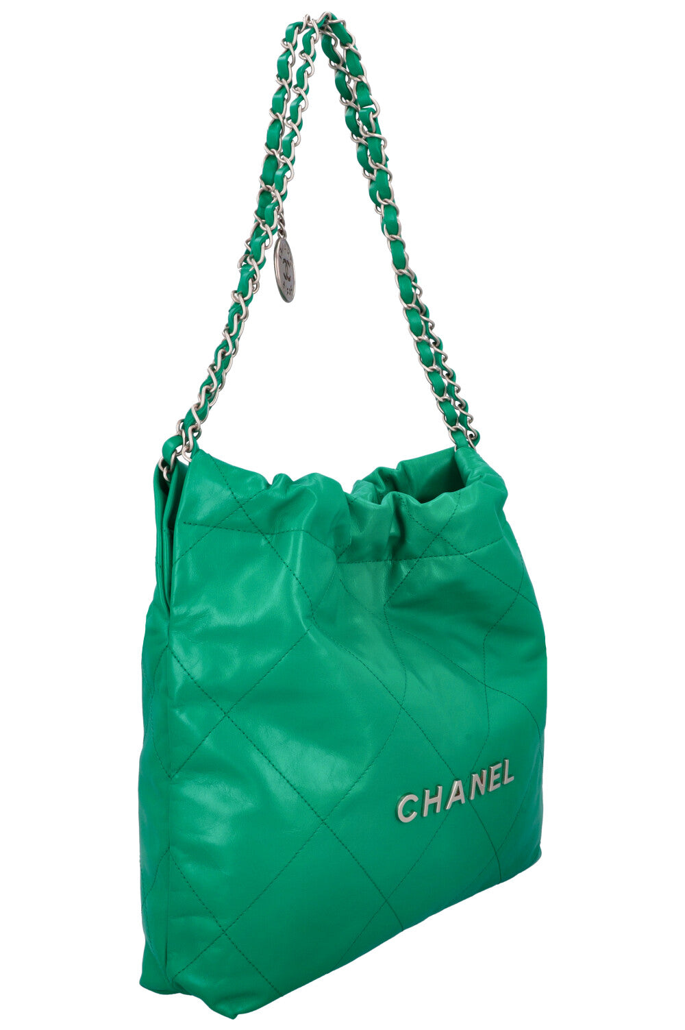 CHANEL 22 Bag Small Turquoise