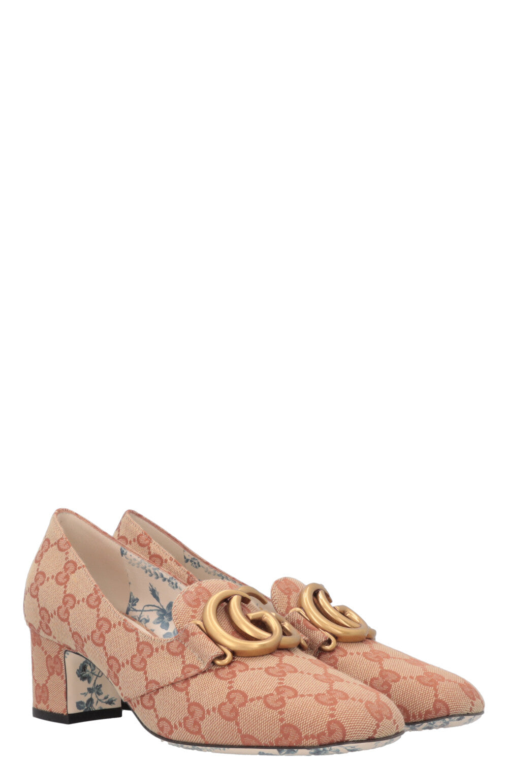 GUCCI GG Heels Beige Ruggine