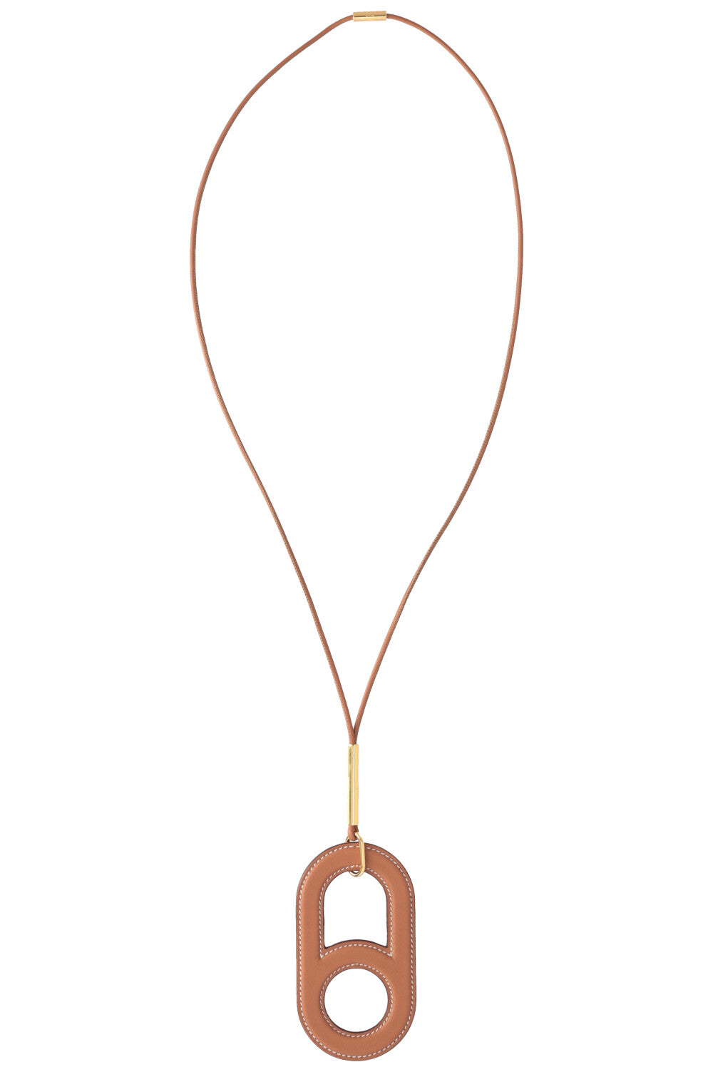 HERMÈS Variation Necklace Swift Gold