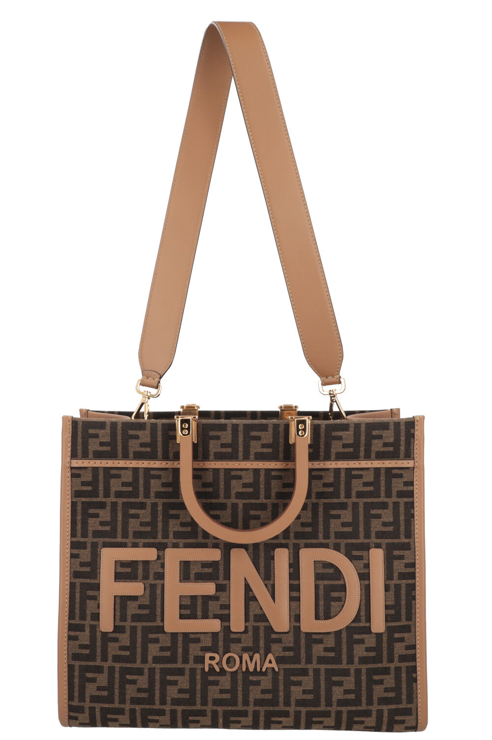 FENDI Zucca Print Sunshine Tote Bag REAWAKE