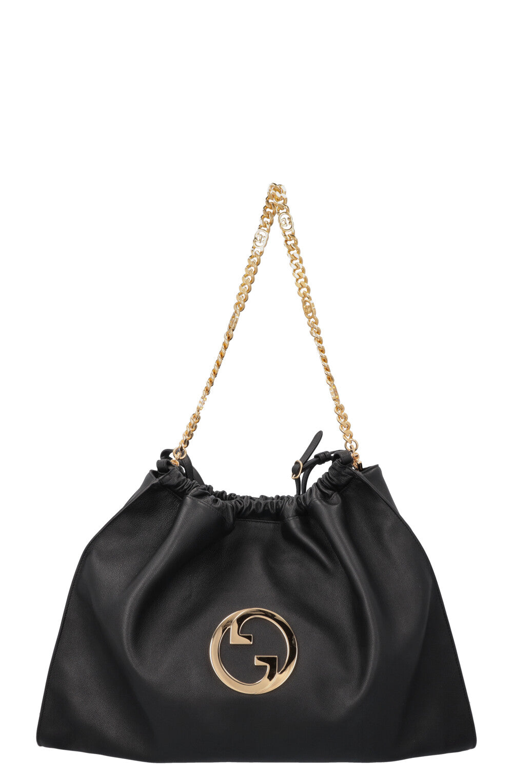 GUCCI Blondie Large Hobo Bag Leather Black