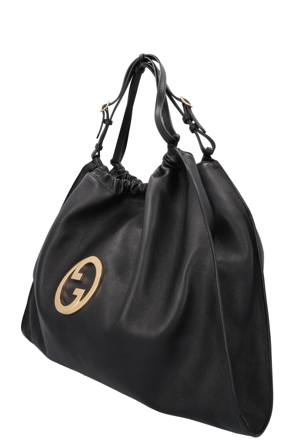 GUCCI Blondie Large Hobo Bag Leather Black