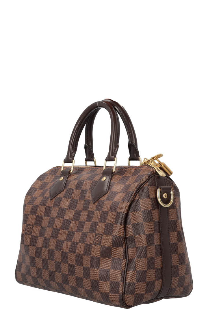 LOUIS VUITTON Speedy 25 Bandouliere Damier Ebene