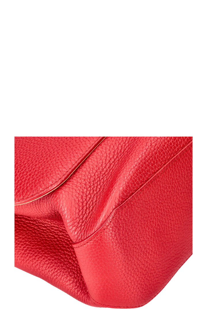 LOUIS VUITTON Volta Crossbody Bag Red Leather