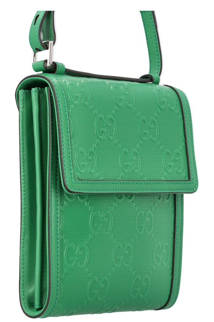 GUCCI GG Embossed Bag Green