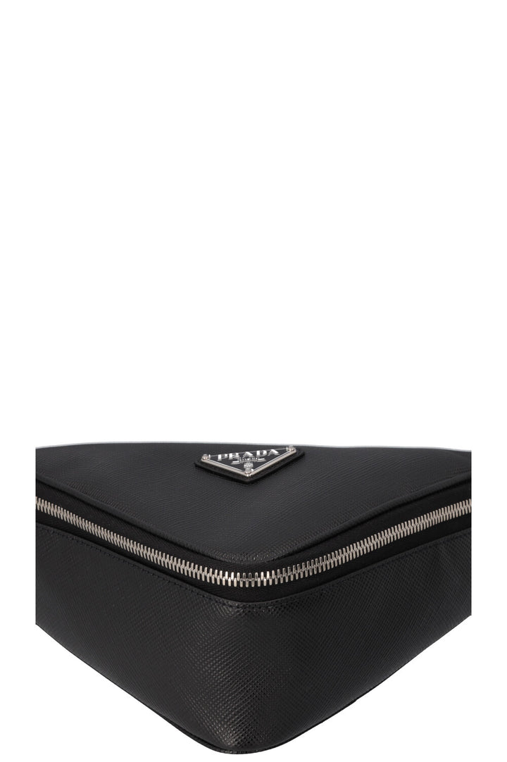 PRADA Triangle Saffiano Bag Black