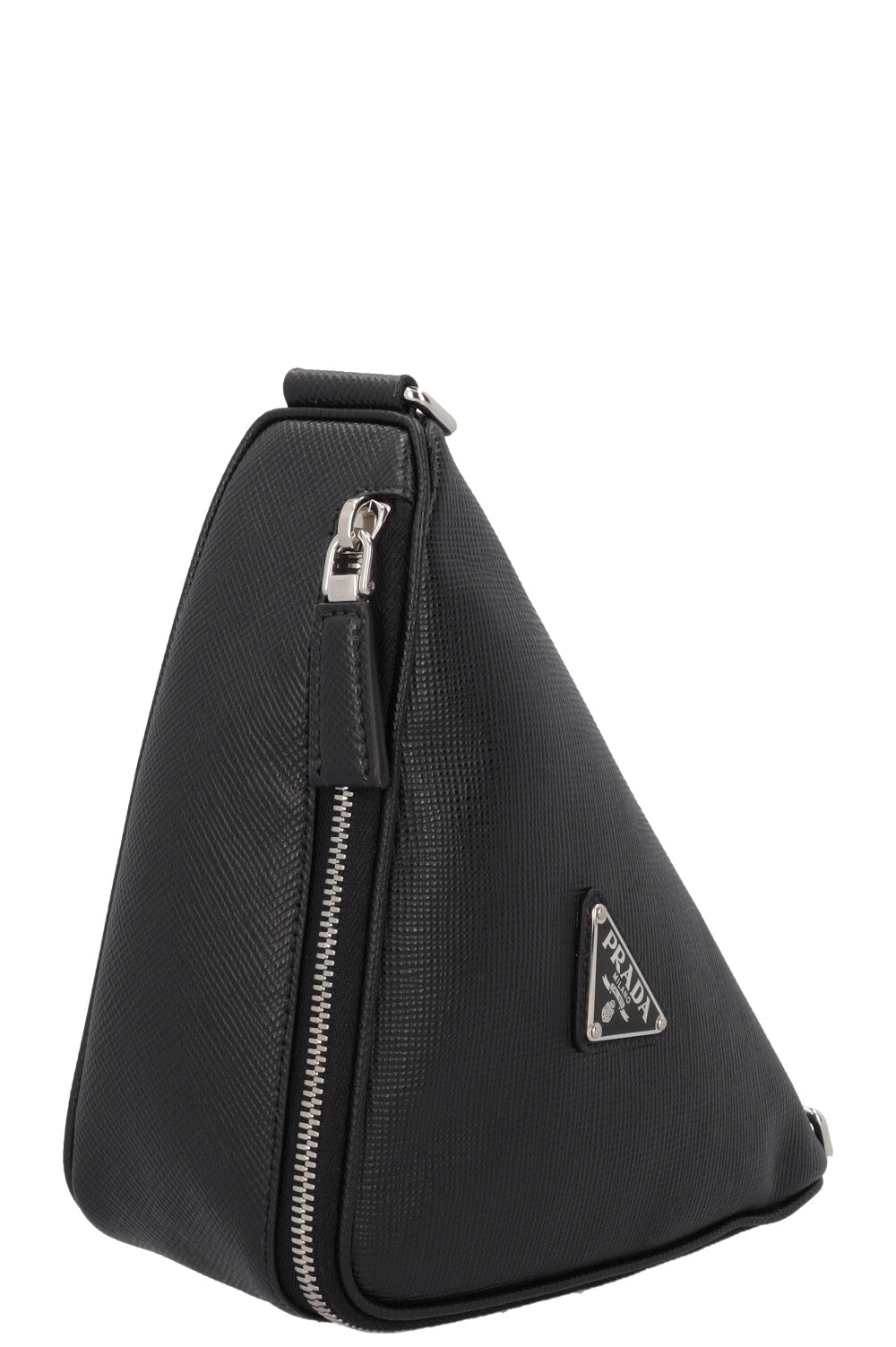 Sac PRADA Triangle Saffiano Noir