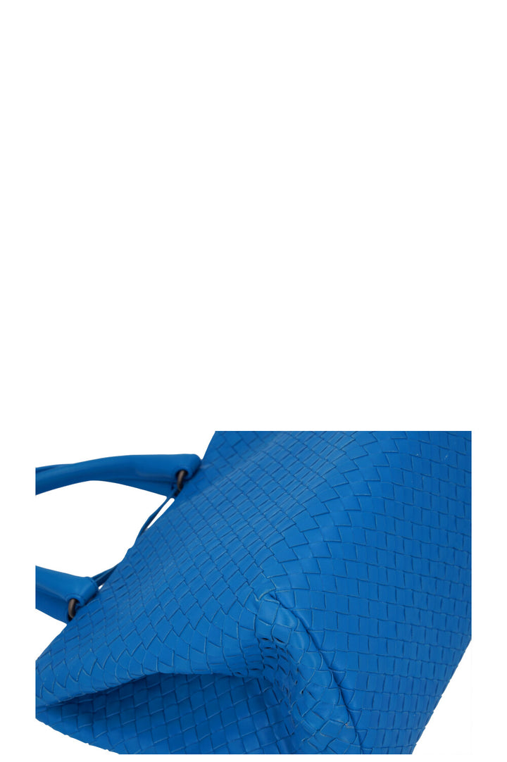 BOTTEGA VENETA Intrecciato Tote Bag Blue