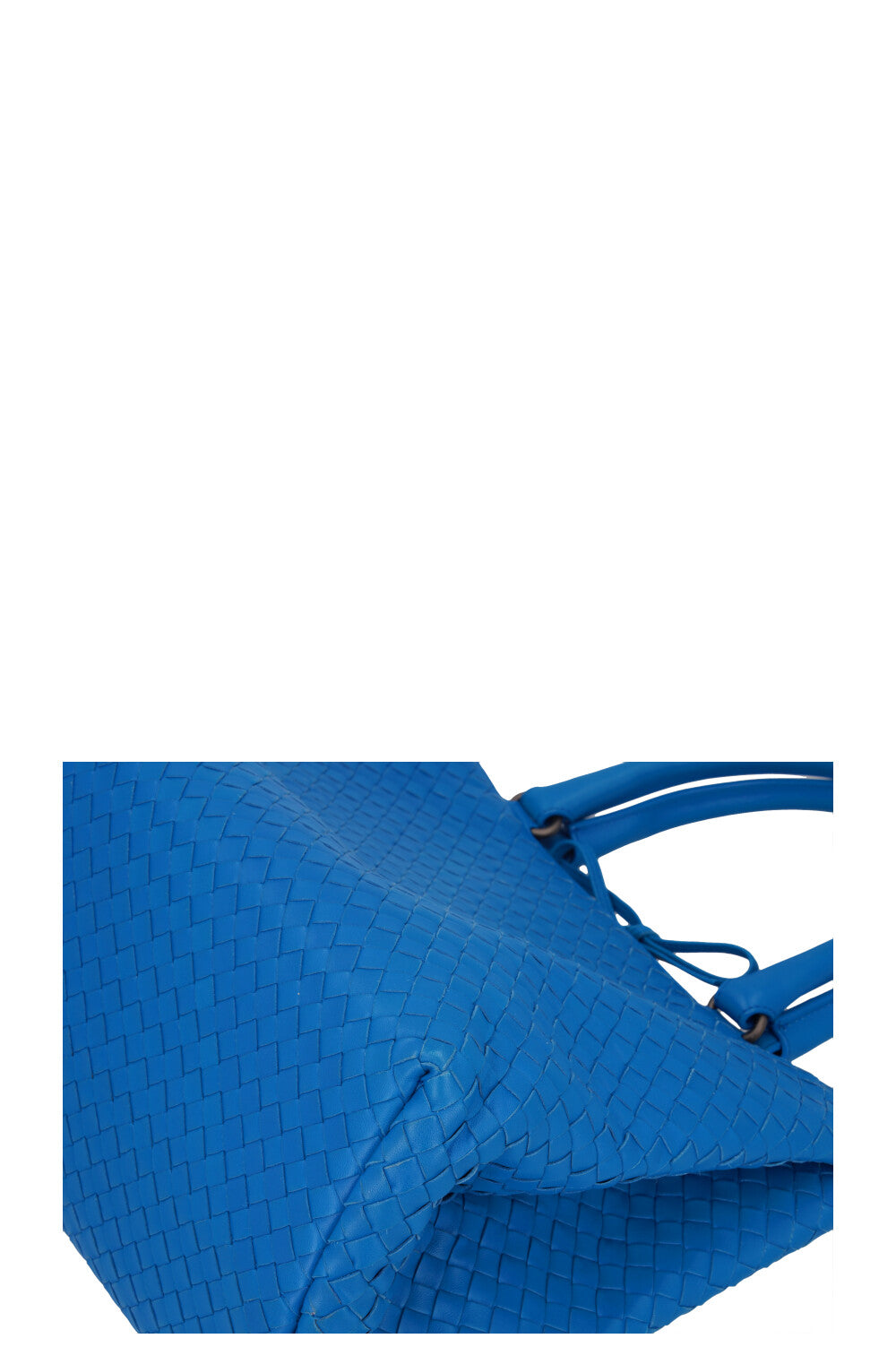 BOTTEGA VENETA Intrecciato Tote Bag Blue